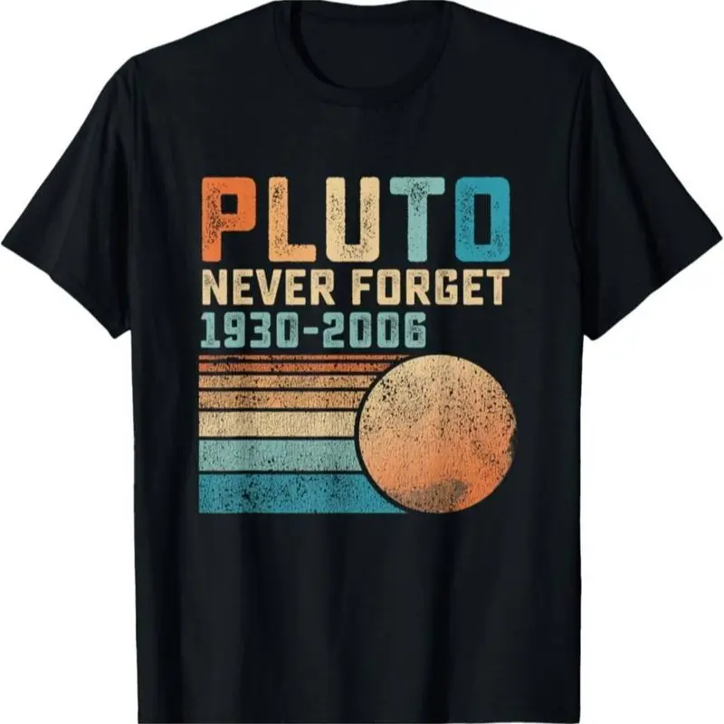 Unisex Classic Crew Neck Shortsleeve Pure Cotton T-Shirt - Minimalist Retro Astronomy Graphic, Solid Shoulders, Basic, Smooth, Soft, Wrinkle-Resistant, Sweat-Absorbent Sports Top for Casual Daily Wear, Parties, All Seasons, Streetwear