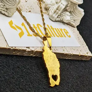 Dominica Necklace / Map Jewelry Gift