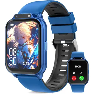 Smart Watch for Kids 1.85" with Fitness Tracker, Sleep Monitor, 22/100+ Sport Modes, DIY Dial, IP68 Waterproof, Step Counter, Heart Rate, Camera, with/Without APP, Gift for 3-12 Years Old Boys Girls