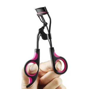 Women's Eyelash Curler Set with Lash Comb Separator, 3-In-1 Mascara Brush, Eyelash Extension Tweezers, Foldable Brow Brush & Comb, 10 Silicone Pads, Curl Lashes, Eyelash Curlers Pad