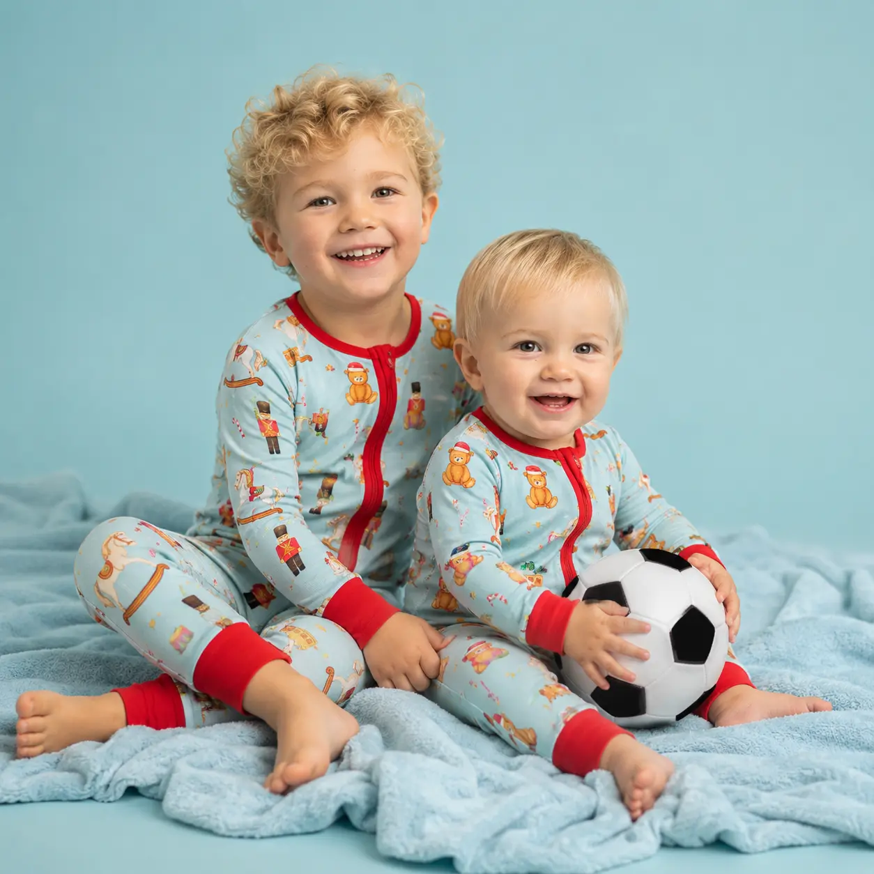 Unisex Bamboo Viscose Footless Baby Zipper Onesie - Premium Soft Sleepwear, Snug-Fitting Indoor Sleep Suit, Nutcracker Nursery Newborn Essential Outfit