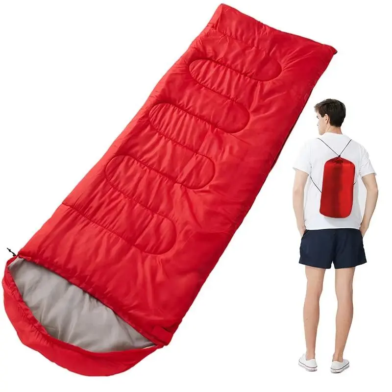 Portable Outdoor Sleeping Bag, Lightweight & Warm Sleeping Bag, Backpacking Sleeping Bag, Camping Sleeping Bags, Comfortable Sleeping Bag for Hiking, Team Travel, Climbing, Off-road, Self-driving, Camping Sleeping Gear