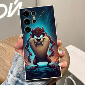 T-az the Tasmanian D-evil Cartoon Phone Case for /GalaxyS26/S25/S24/S23/S22/S21A14 A15 A16 A35Ultra/Plus/FE Series(Multi-Model Compatible), Shockproof with  Protection, Protective Gift