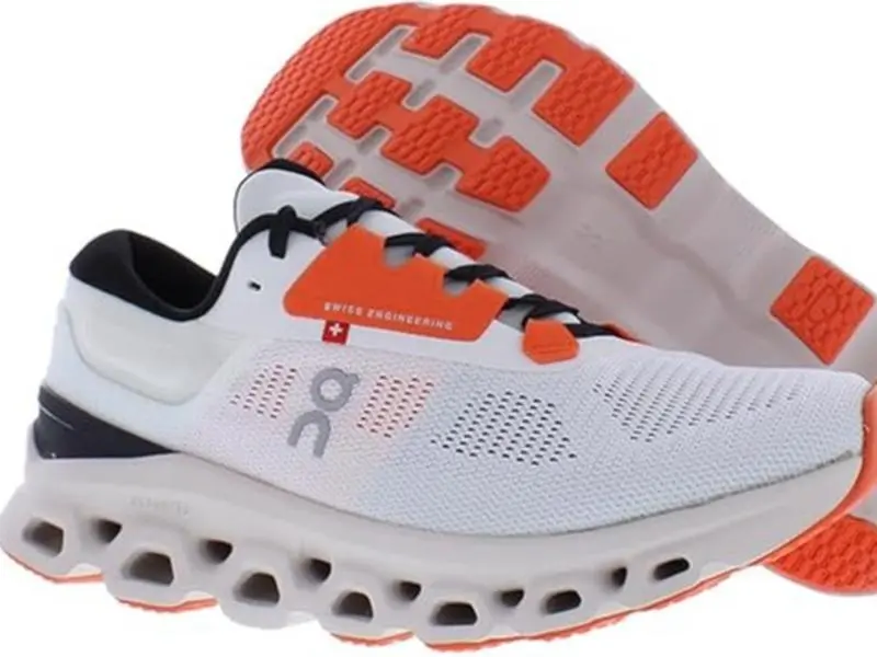 On Cloudstratus 3 Womens Shoes Size 9, Color: Undyed White/Sand White