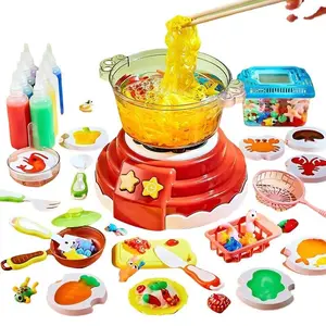 New Kids' Magic Water Elemental Hot Pot Machine Craft Material Set, Perfect Gift for Children, Creative DIY Kit, Fun Science Experiment