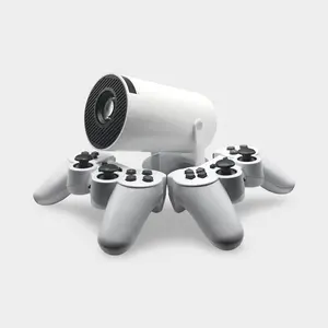 Android Smart Game Projector with Wireless Controller & IR Remote Control