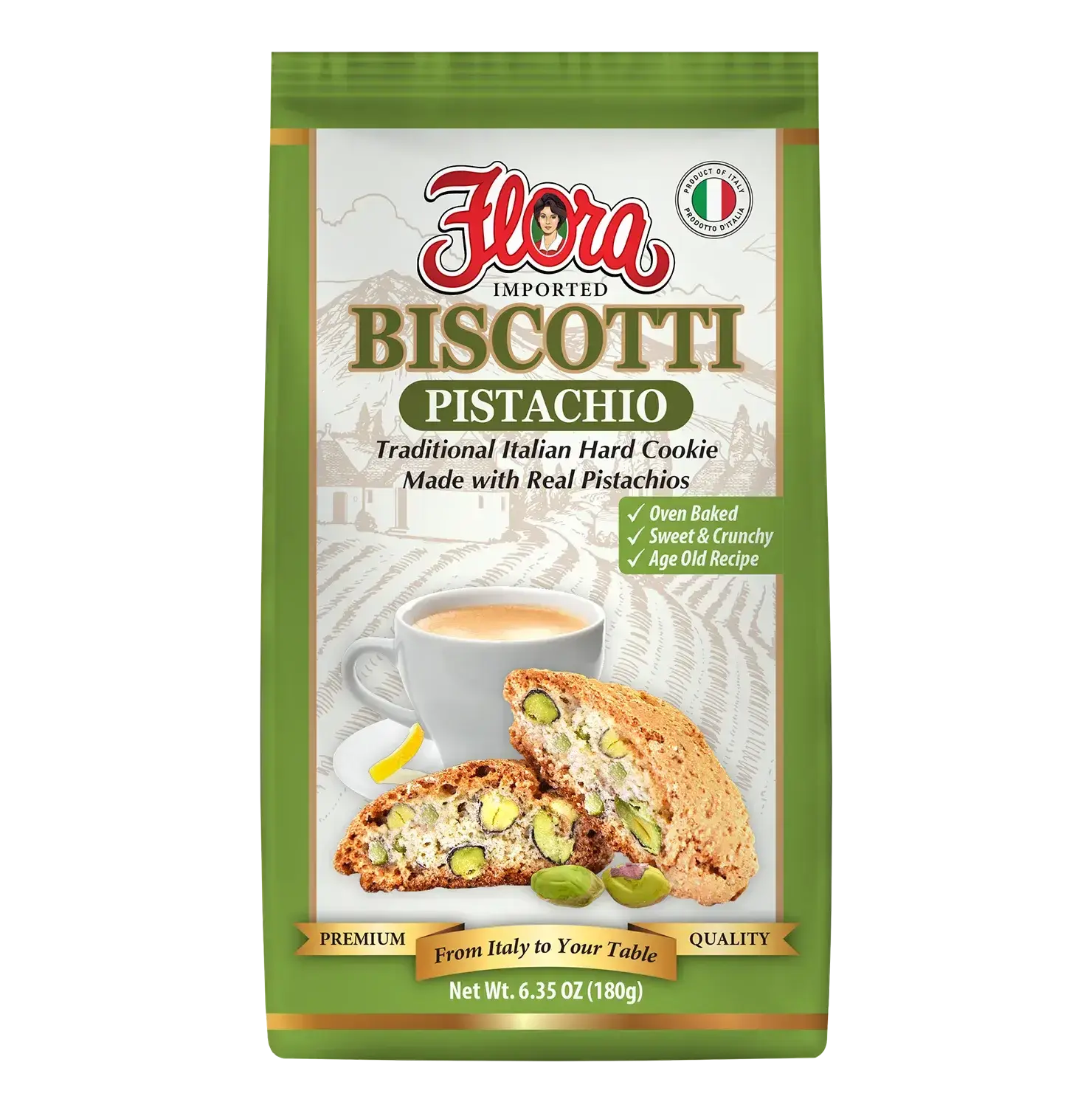 Biscotti - Pistachio - 6.35 oz