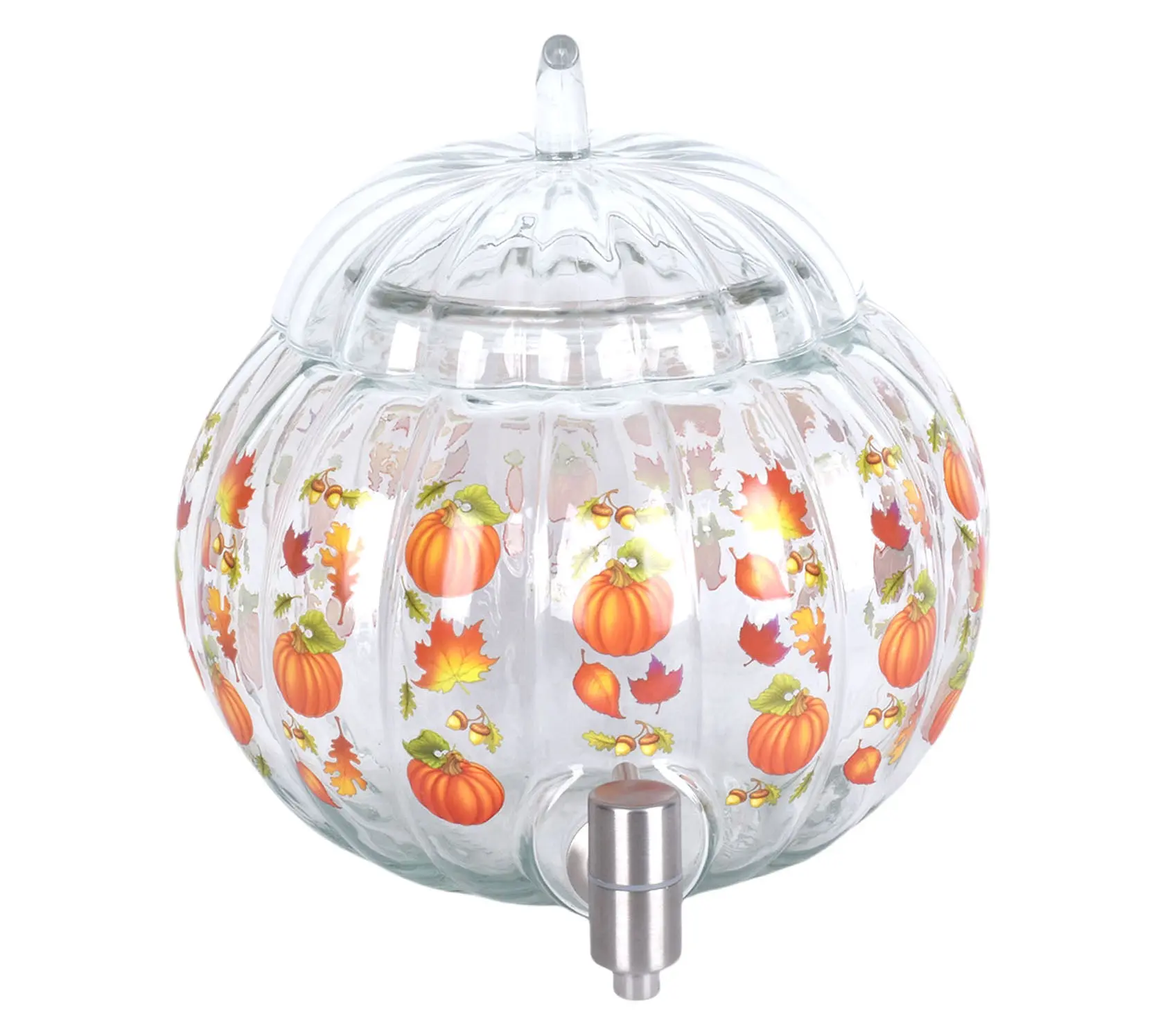 Temp-tations 1.5-Gallon Glass Pumpkin Drink Dispenser