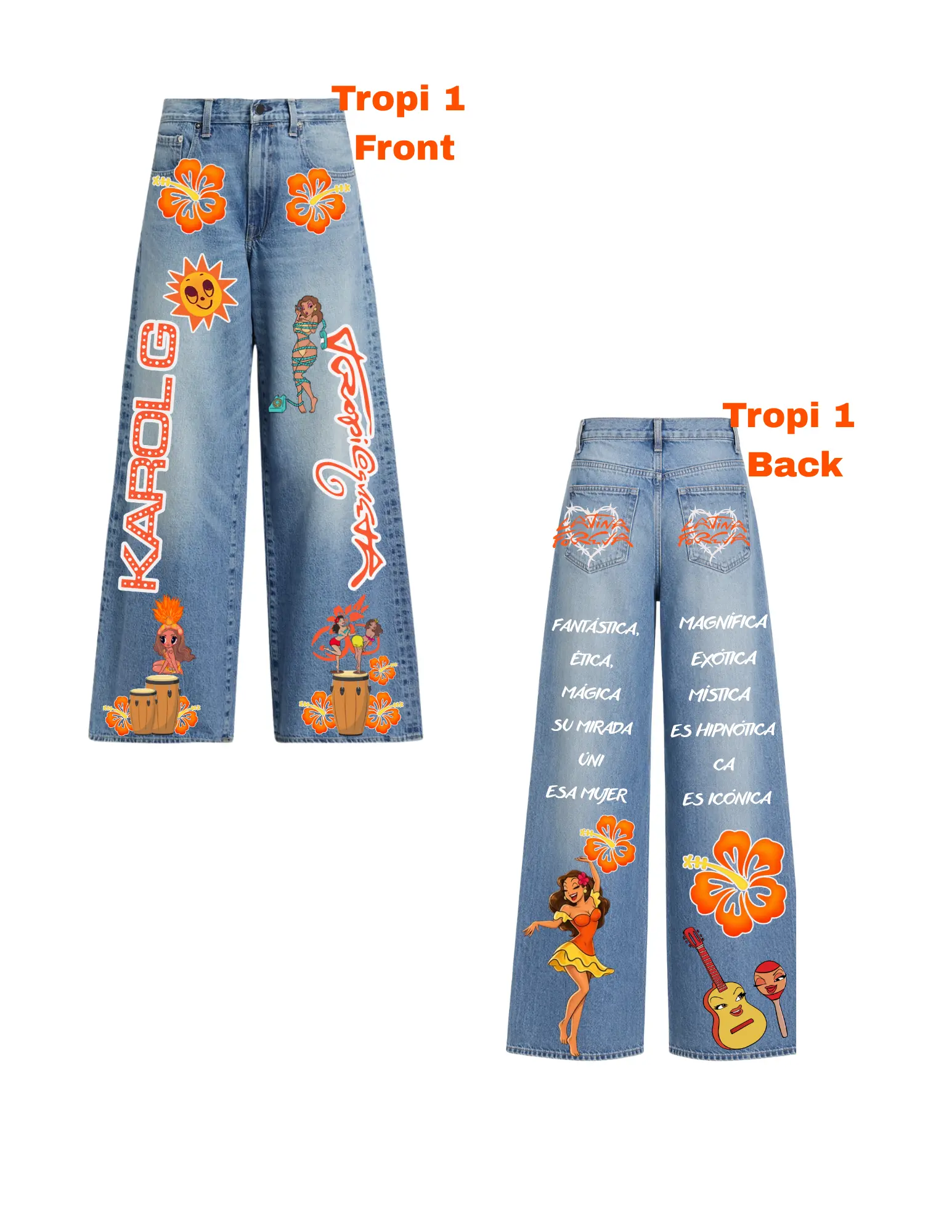 DTF TROPICAL LISTOPARA PLANCHAR