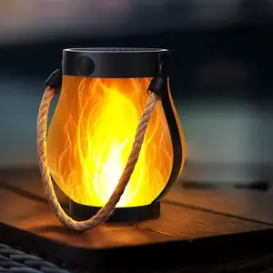 Decorative Lights Solar Lantern Outdoor Lights Upgraded Flickering Flame Waterproof Lights for Patio Garden Decoration Flame Outdoor Patio Holiday Decoration Campfire Halloween