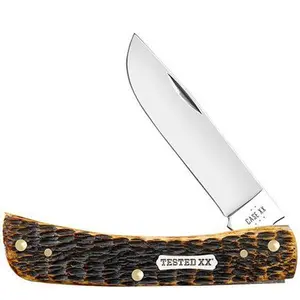 Case 51394 SOD BUSTER JR - BURNT AMBER BONE