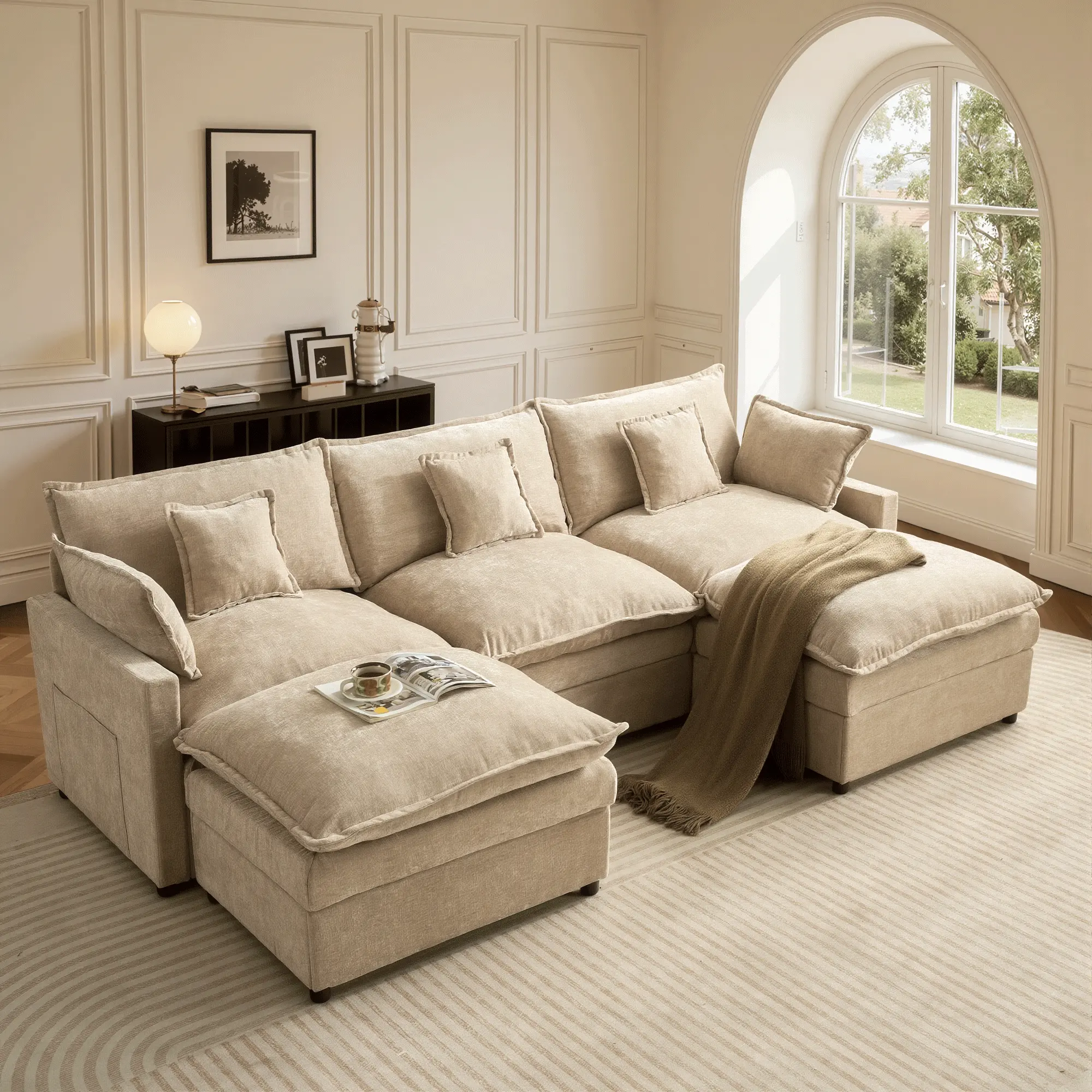 Oatmeal Chenille 2