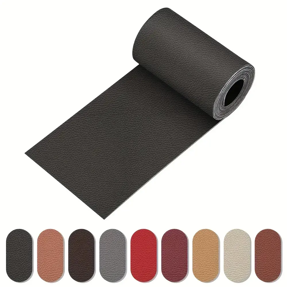 Self-Adhesive Grain Leather Repair Vinyl Patches - Skin-Friendly Home Care Supply with High Adhesion, Peel-and-Stick, Cut-to-Size, Waterproof, Durability, Good Toughness, Easy-to-Clean, Scratch-Resistant for Sofa, Car Seats