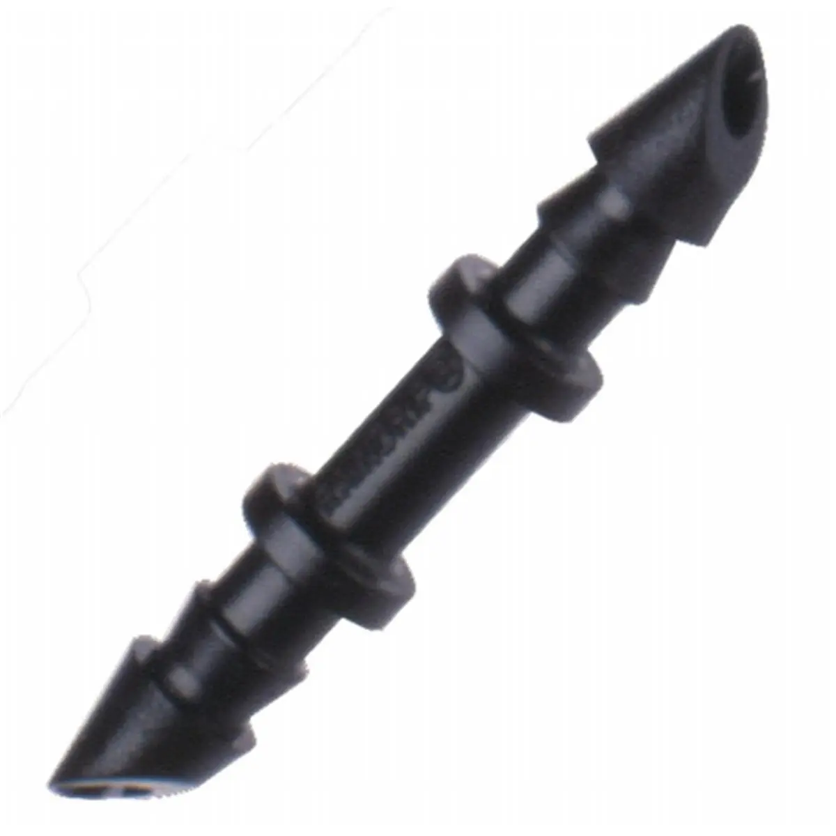 Raindrip Double Barbed Irrigation Connector, 25 per Bag, 0.25 in (1/4" Tube) Fitting, Supports Water Pressures Up to 50 psi