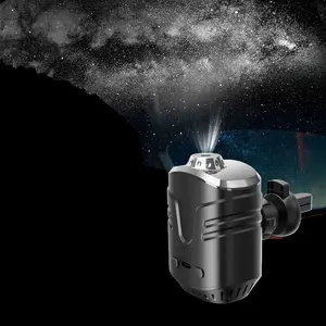 Starry Sky Car Projector with Air Freshener, 6 Fragrance Options, Auto On/Off Vent Clip Decorative Light with Diffuser, USB Charging LED Car Accessory, 5V, Rechargeable, for Motor Vehicles Automotive Aroma Scented Floral Car Aromatherapy Machine