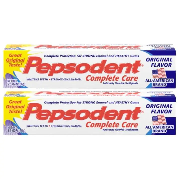 Pepsodent Complete Care Anticavity Toothpaste - 5.5 oz - 2 pk