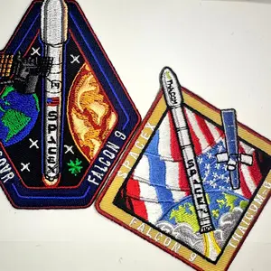 COMBO SpaceX DSCOVR MARS F9 And THAICOM-8 Mission  Patches 3 2 Pc Deal!
