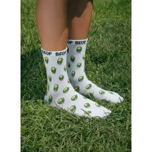 Lemon Lime Grippy Socks