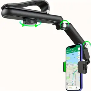 Multifunctional car holder sun visor rotating adjustable car mobile phone holder navigation holder 360 Rotatable Car Sun Visor Phone Holder, Compatible with iPhone 13 Pro Max/13 Pro/13/12 Pro Max/12 Pro/12, Galaxy z fold 3/ S21/S22, Stylish and Practical