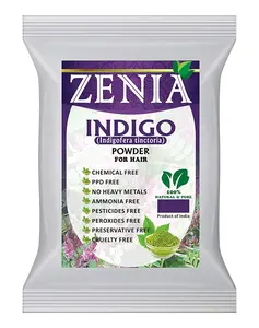 100g Indigo Powder for Hair & Beard Dye Color by Zenia
