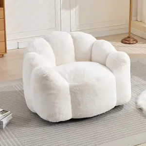 Cat's Paw Type Compression Sofa Adult Bean Bag with Pull Ring Easy Movement No Installation Needed Versatile for Living Room & Bedroom Durable Relaxation Seat