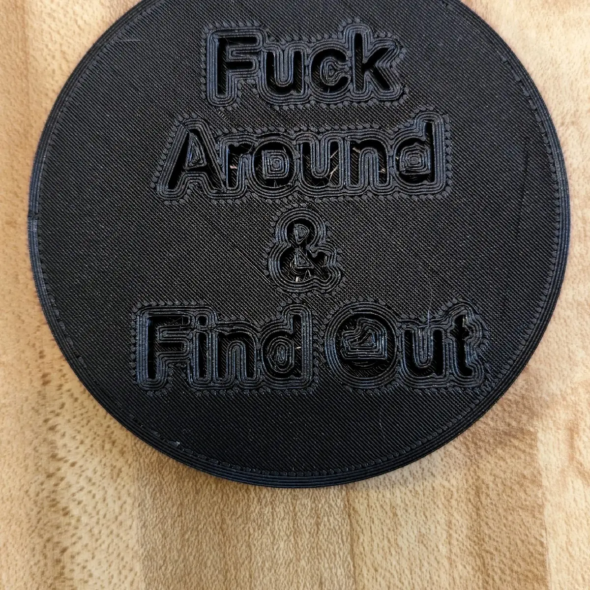 FA&FO coaster Plastic Sturdy Tableware