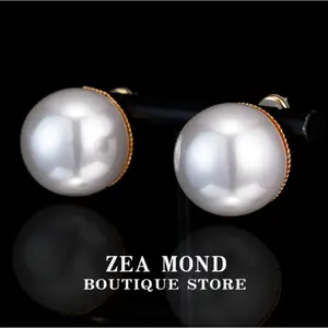 Acrylic Bead Vintage Style Fashion Imitation Pearl Earrings G-H-29