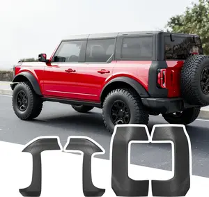 xipoqix 4Pcs Corner Guards Protector Compatible with 2021-2025 Ford Bronco Front Rear Edge Guards Trims Cover TPE Corner Edge Protector Replacement for 2021-2025 Ford Bronco Accessories