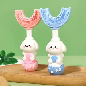 Standing Dog Toothbrush, Fun Brushing Experience, Viral Tiktok Purchase, U-Shaped Design, Perfect for Kids, Dental Care Essential