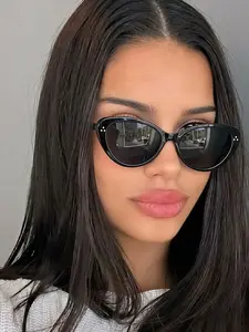 Unisex Y2K Trendy Fashion Glasses, Vintage Classic Style, Durable Streetwear Accessories, Casual All-Season Eyewear, Vintage Rectangle Shades