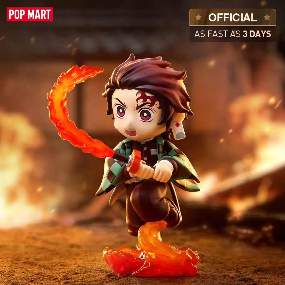 POP MART Demon Slayer: Kimetsu no Yaiba Battle Series Figures Blind Box Gift Fun Toy