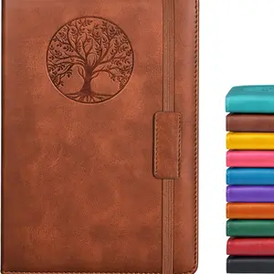 Unisex A5 Hard Cover Notebook, 256 Pages Lined Paper, Ideal for School, Travel Journal, Business Use, Durable Design, Hardcover Notebooks