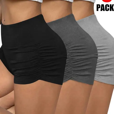 Women's All Over Print Skinny Shorts, Casual Comfy Breathable Shorts for Daily Wear, Ladies Bottoms for All Seasons, Fashionable Shorts