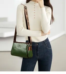 Women's Vintage Boston Pillow Crossbody Bag - Purse with Adjustable Strap, Zipper Closure, Structured Rectangular Design & Minimalist Hardware - Everyday & Formal Events