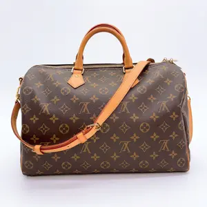 Pre-owned Louis Vuitton canvas Shoulder Bags Monogram Speedy Bandouliere 35 Bag