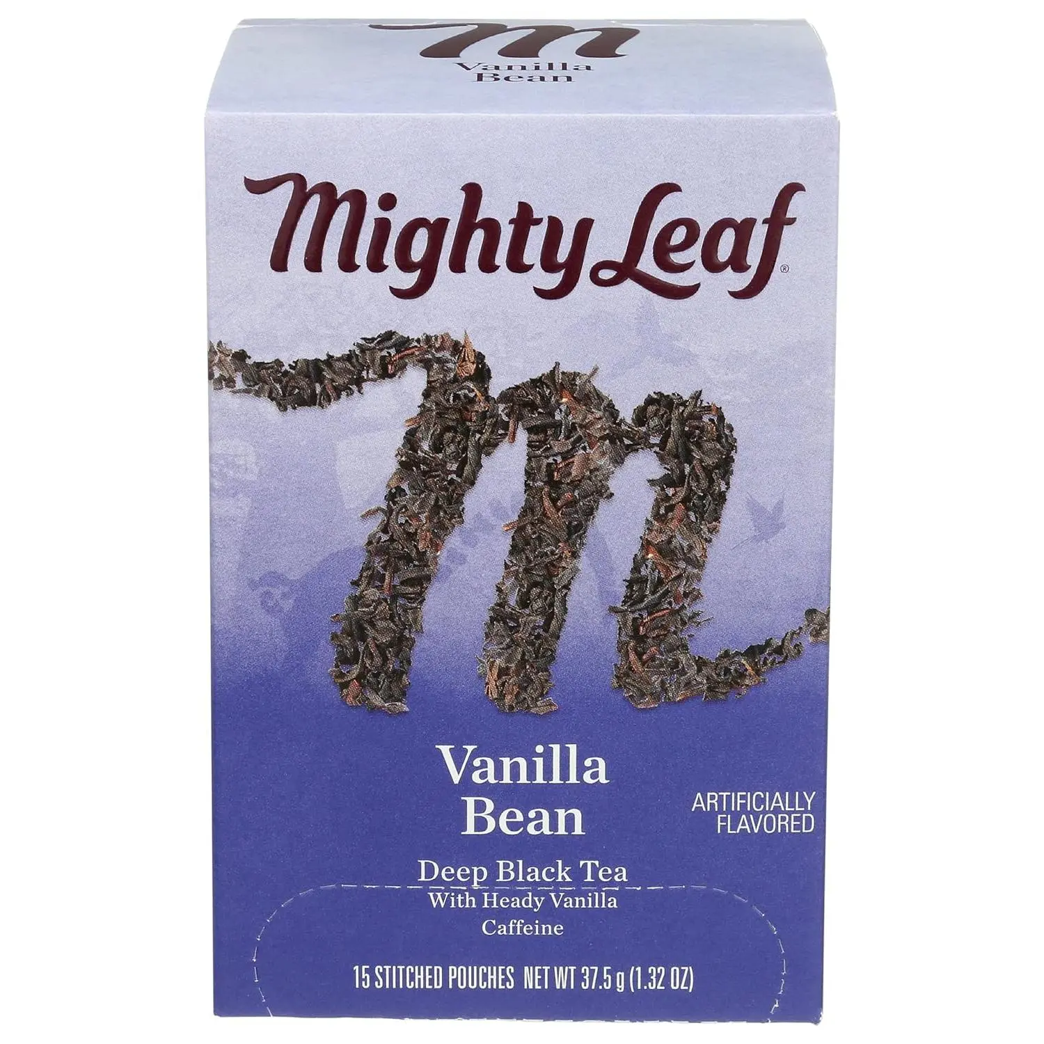 Mighty Leaf Tea Vanilla Bean Hand-Stitched Tea Bags, 15 ct