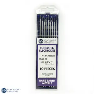 Rare Earth Mix Tungsten Electrode (Purple, E3) - 10 Pack