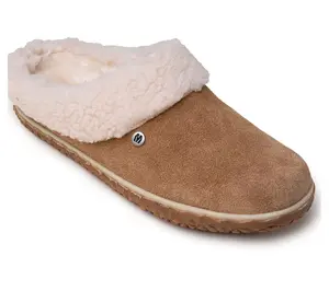 Minnetonka Women's Spruce Suede Berber Lined Slipper
