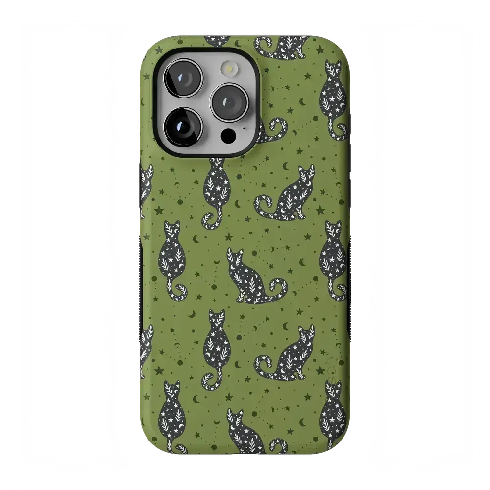 Casely iPhone 15 Pro Case | Sabrina's Bestie | Black Cats | Bold Protective Design | Compatible with MagSafe