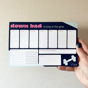 DB Fitness Tracker - Weekly Workout Planning Pad