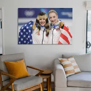 Winter Olympics 2026 Alysa Liu Wins Gold For U.S. In Women's Figure Skating Poster Decor, Winter Olympics Souvenirs and Gifts