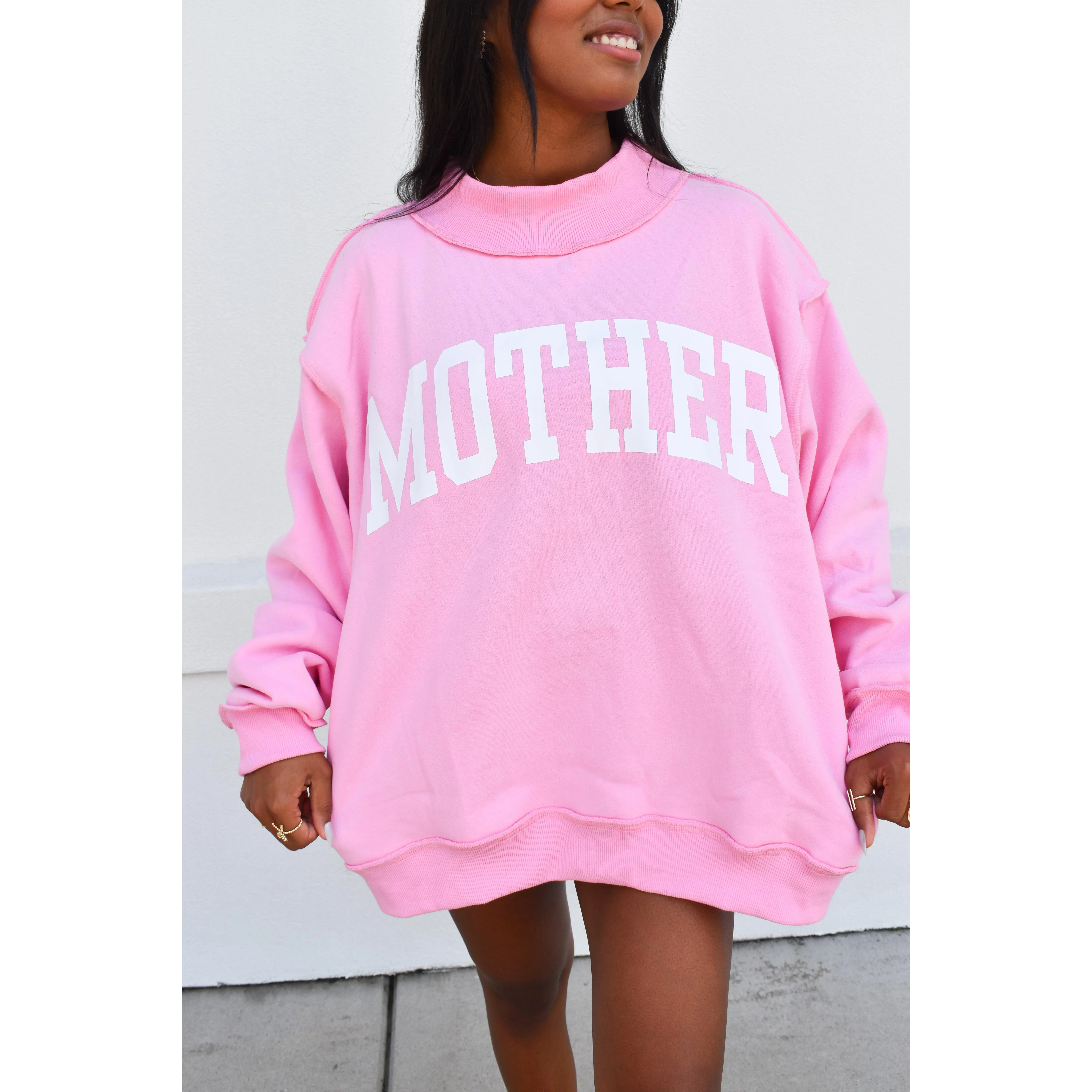 "Mother" Reversible Mockneck "Mother" Reversible Mockneck