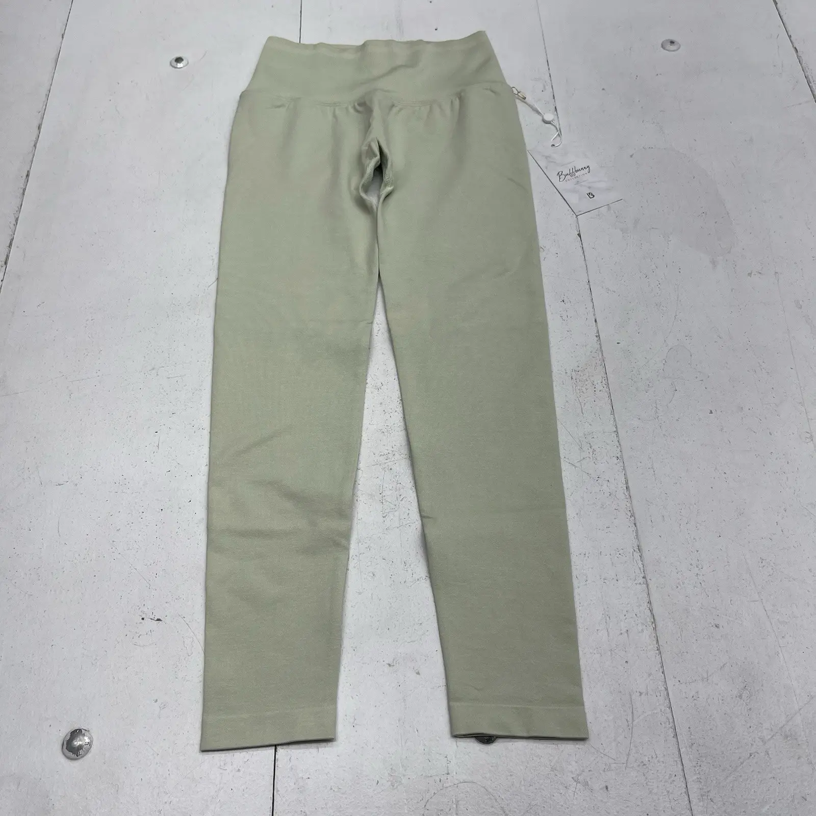 Buff Bunny Pistachio Green BBL Seamless Active Leggings Women's Size Small