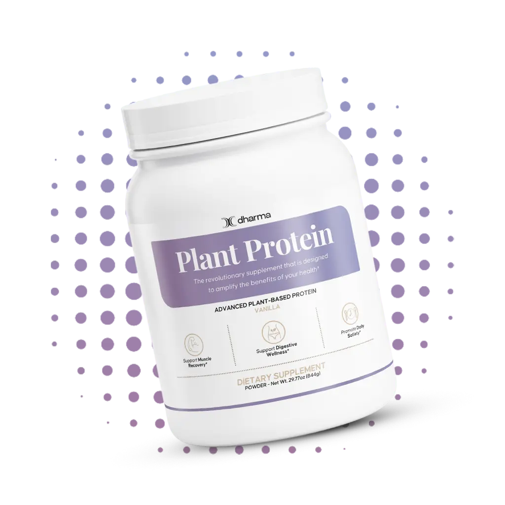 Dharma Nutrition - Plant Protein Powder Vanilla | 20g Plant-Based Protein | Complete Amino Acid Blend | Dairy-Free, Soy-Free & Gluten-Free | Supports Muscle Recovery & Daily Nutrition