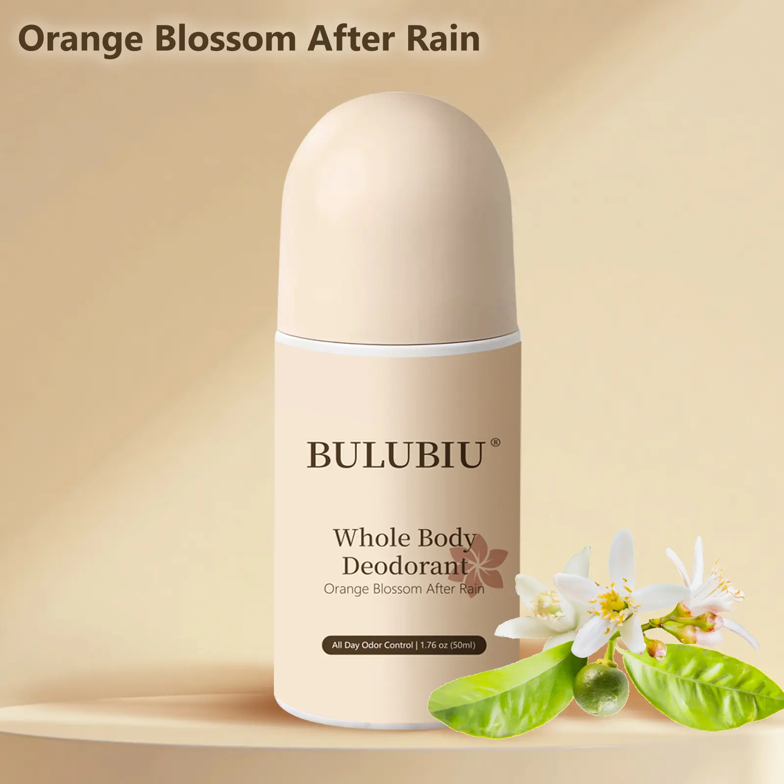 Fresh Whole Body Deodorant Antiperspirant Roll On For Men Women Active Lifestyle Moisturizing Deodorant For Underarms Freshness With Orange Blossom After Rain Scent Spray Deodorant  50ml, summerwins|restock|dealsforyoudays Body Care Cosmetic