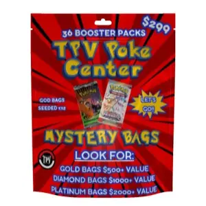 Pokemon $299 Pack Bag By TPV Poke - Includes 36 Packs
