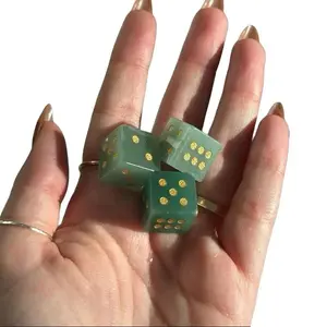 Crystal Dice Carvings – Pick Any 2 or Intuition-Selected Set of 2