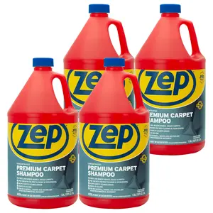 Zep Premium Carpet Cleaner Shampoo - 1 Gallon  ECZUPXC1282 - Pro Strength Deep Cleaning and Stain Removal, Restores and Renews Worn and Soiled Carpets