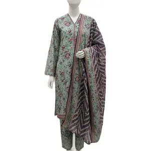Binsaeed Cotton and Lawn three Piece Casual Pakistani Suit