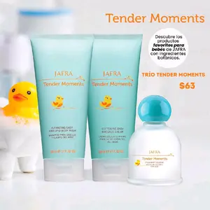 Jafra Tender Moments Fresh Cologne Set of 3 Piezas Floral Floral unisex Fragrance Newborn Showers Gifts